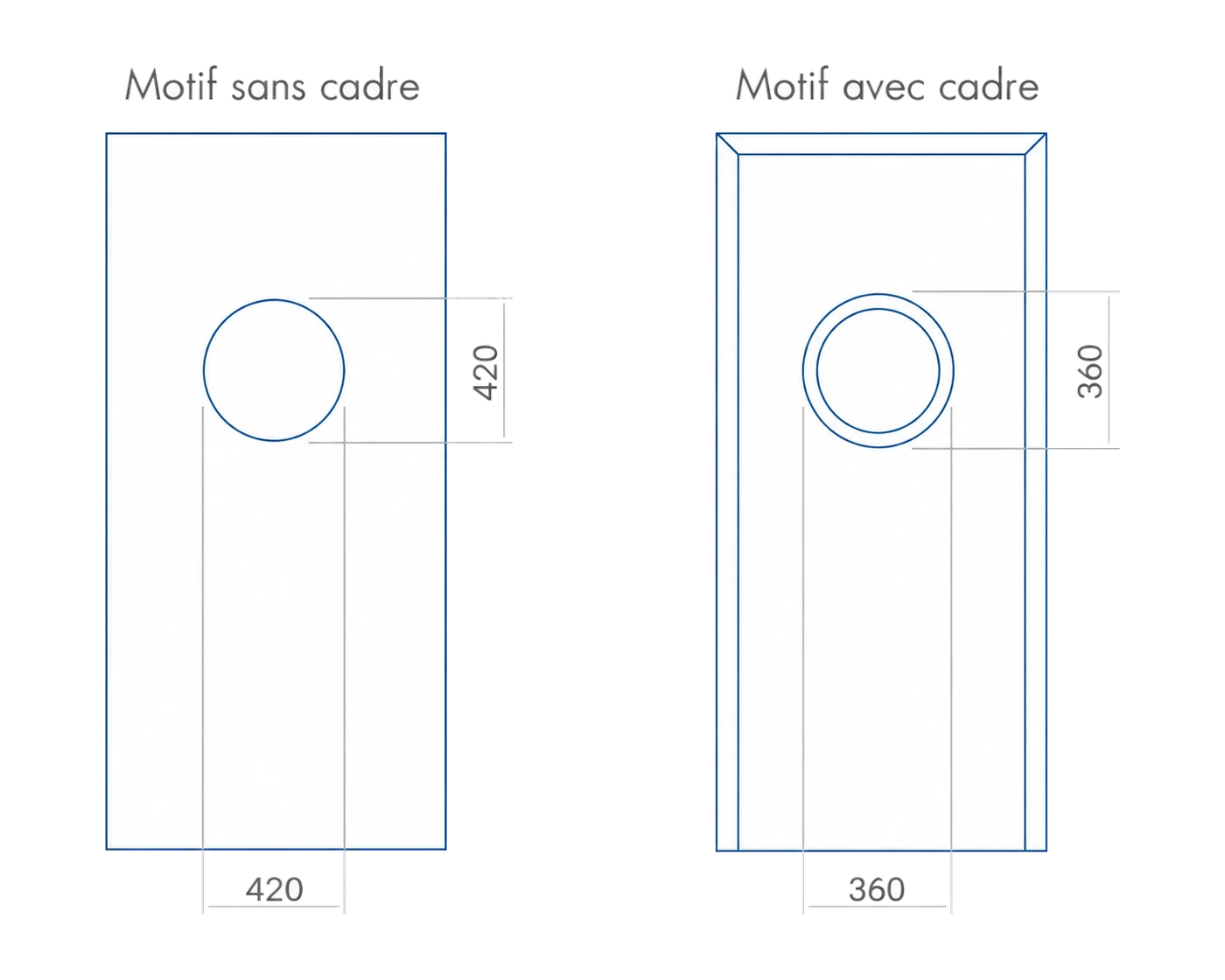 Porte d'entree modele 10 - schema technique
